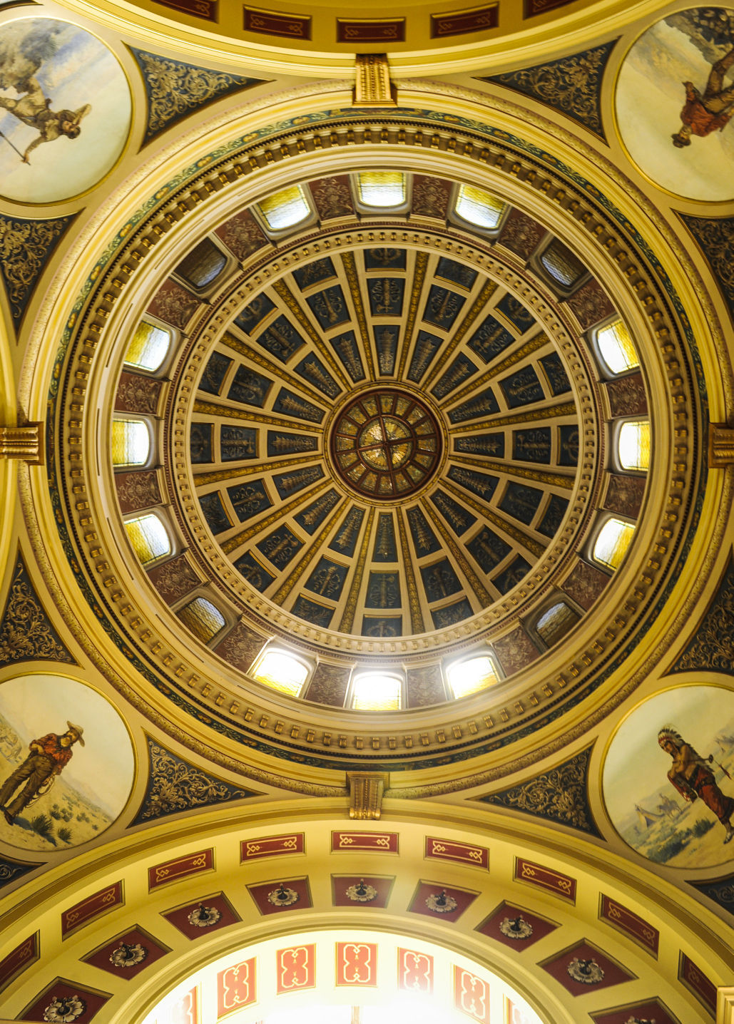 Montana State Capitol dome interior